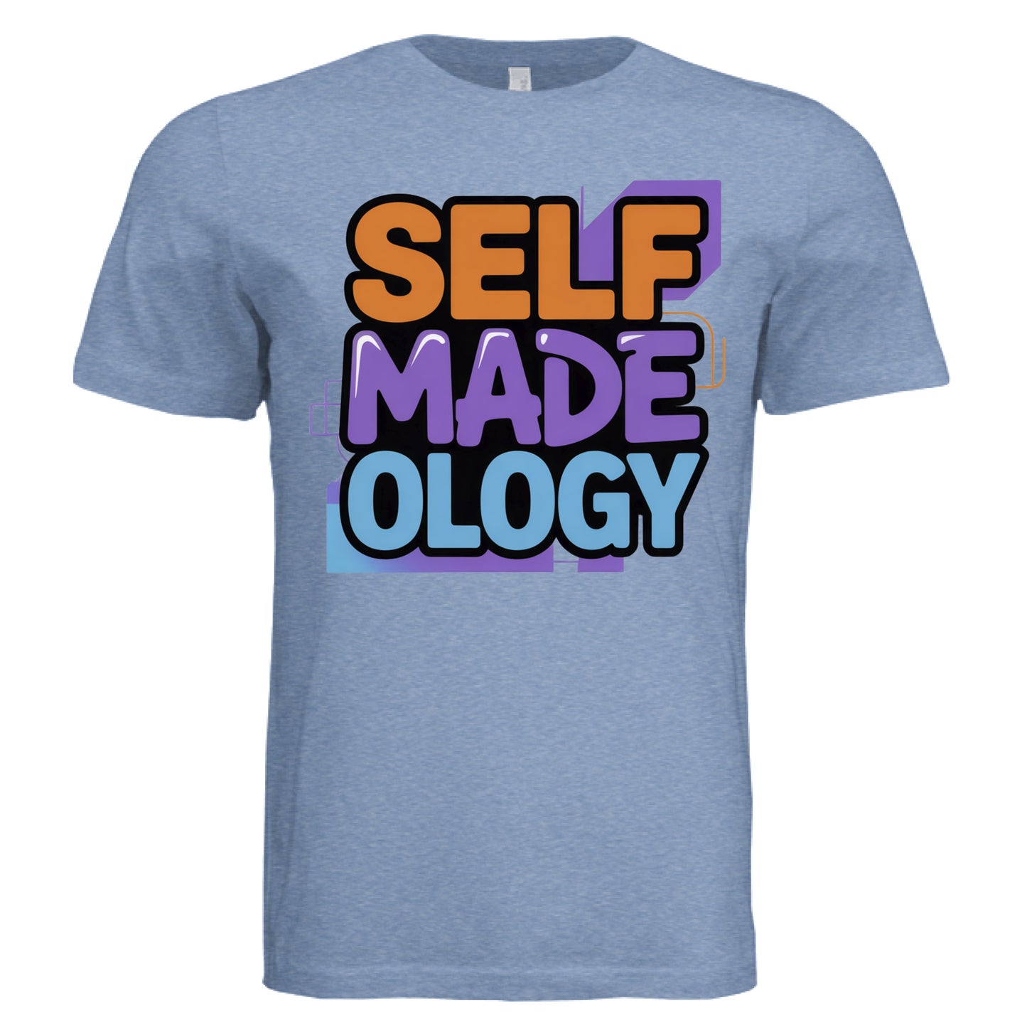 Solid Blue Triblend - FRONT