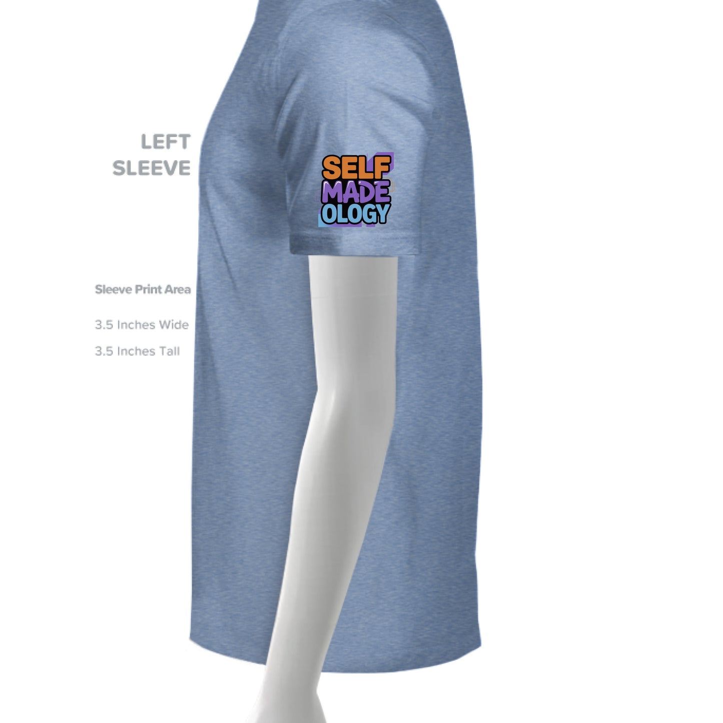 Solid Blue Triblend - SLEEVE_LEFT